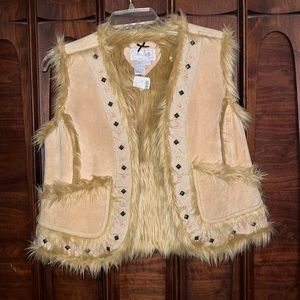 Suede vest Junior size Large